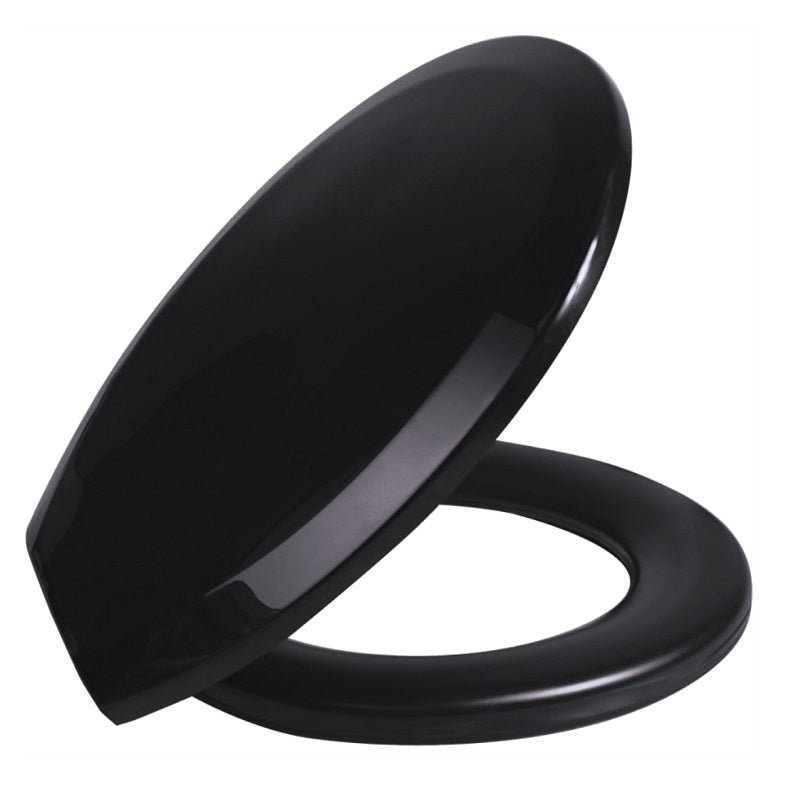 ASSENTO SANITARIO ALMOFADADO OVAL PLUS PRETO METASUL