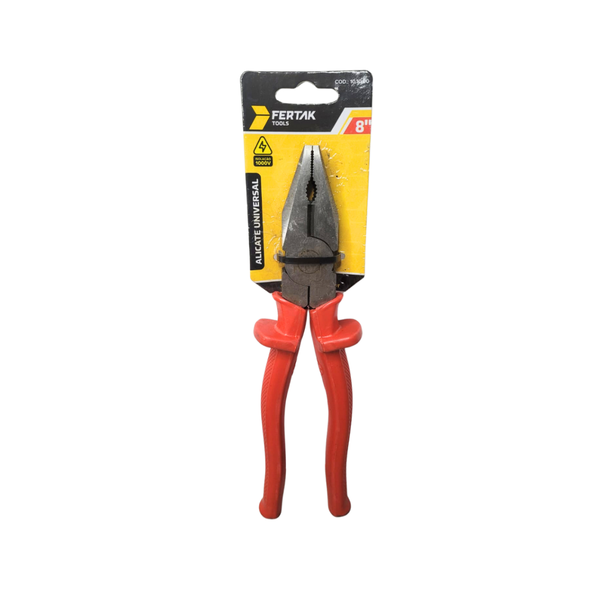 ALICATE UNIVERSAL 8" 1000V FERTAK TOOLS