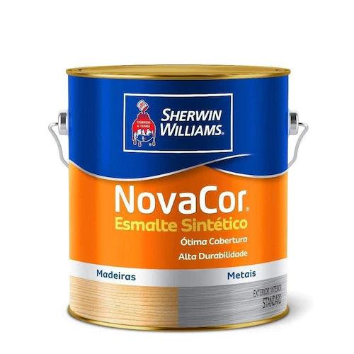 ESMALTE SINTETICO 3,6L PRETO NOVACOR*