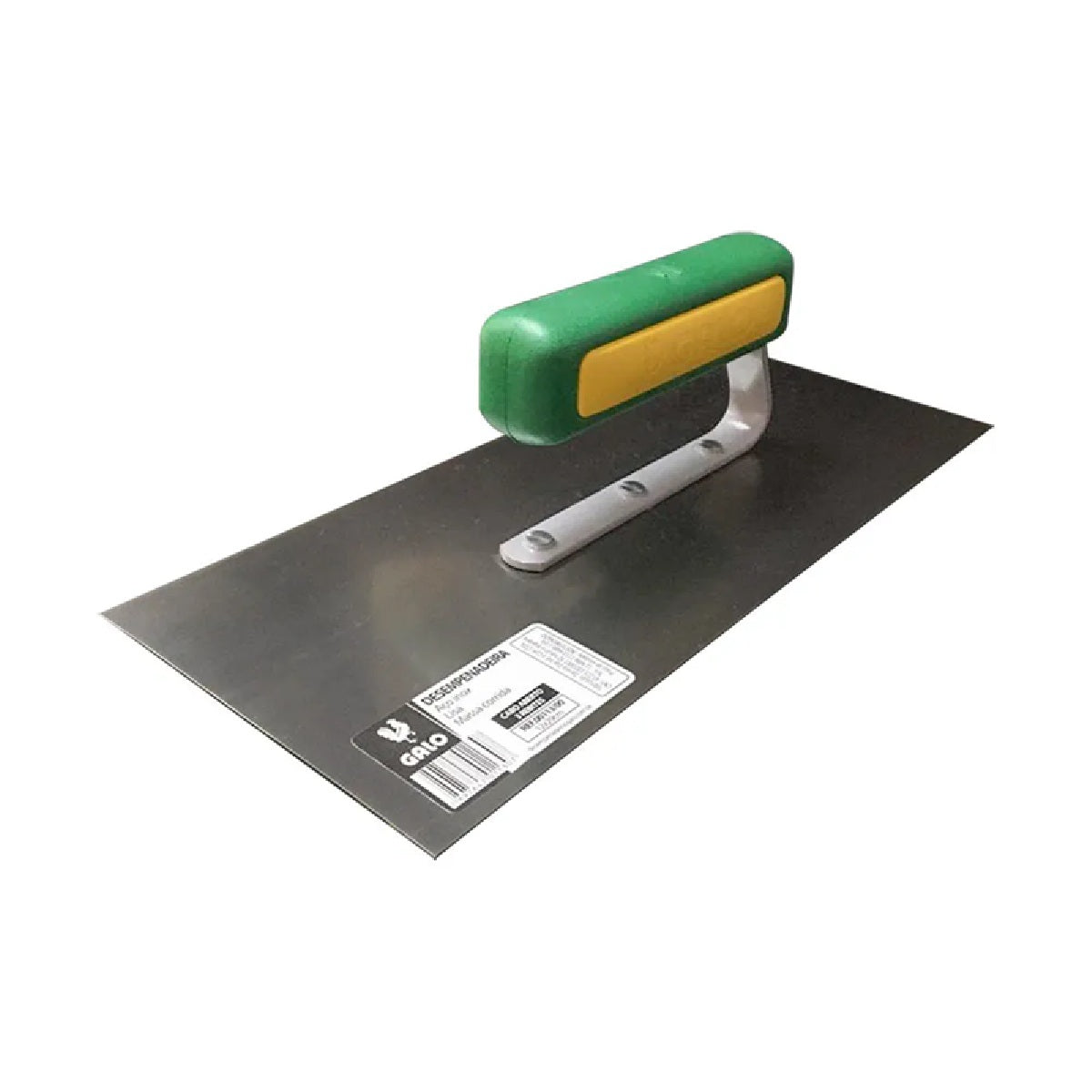 DESEMPENADEIRA DE AÇO INOX LISA CABO ABERTO 12X29CM GALO