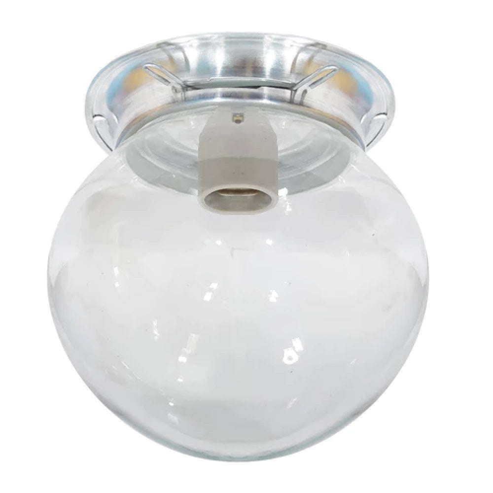 GLOBO DE VIDRO BOLA CRISTAL 10X15CM CELTA