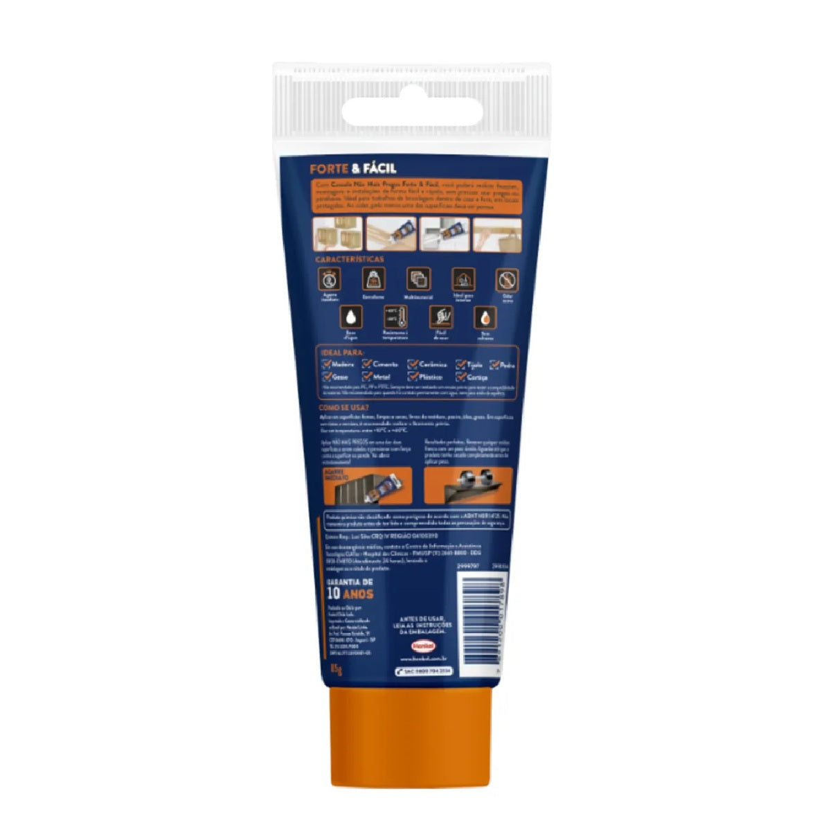 ADESIVO ACRÍLICO NAO MAIS PREGOS 85G BRANCO CASCOLA