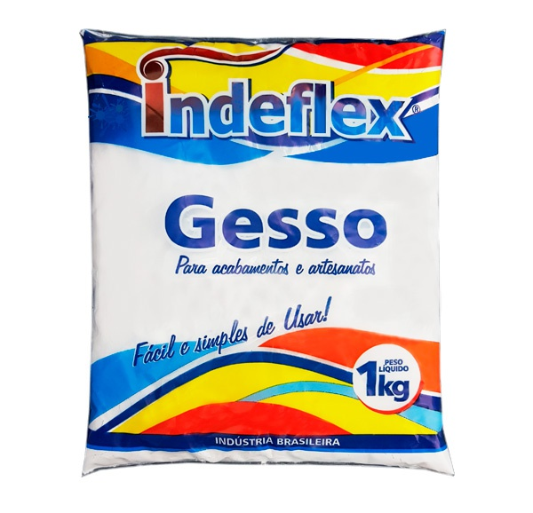 GESSO RÁPIDO 1KG INDEFLEX