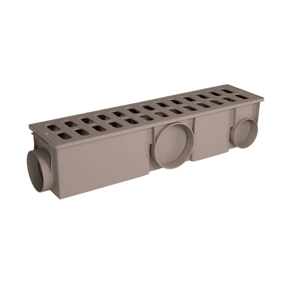 CAIXA COLETORA MODULAR 15X50CM BEGE ESTRELA