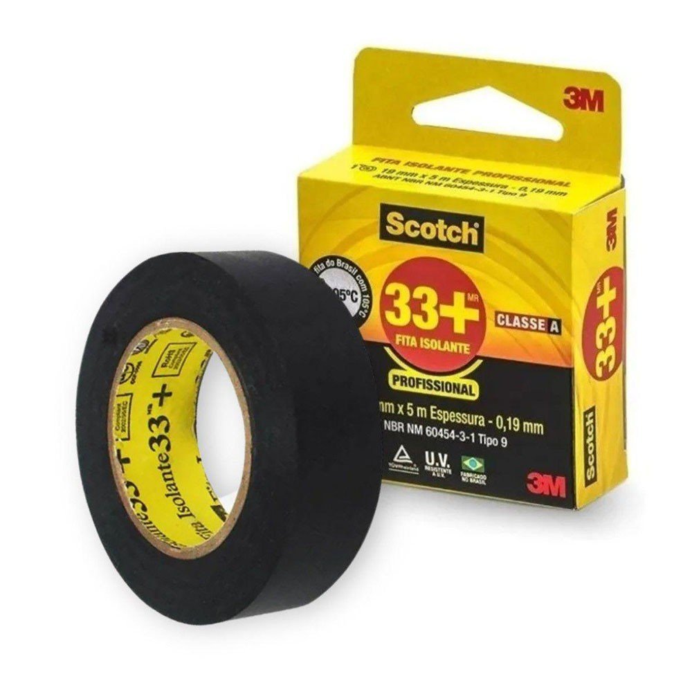 FITA ISOLANTE 3M SCOTCH 33+ 5M