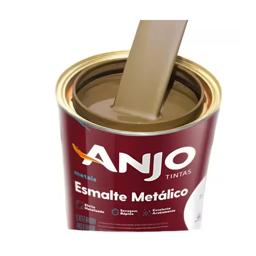 ESMALTE SINTÉTICO PREMIUM 900ML OURO ANTIGO METALICO PLUS ANJO