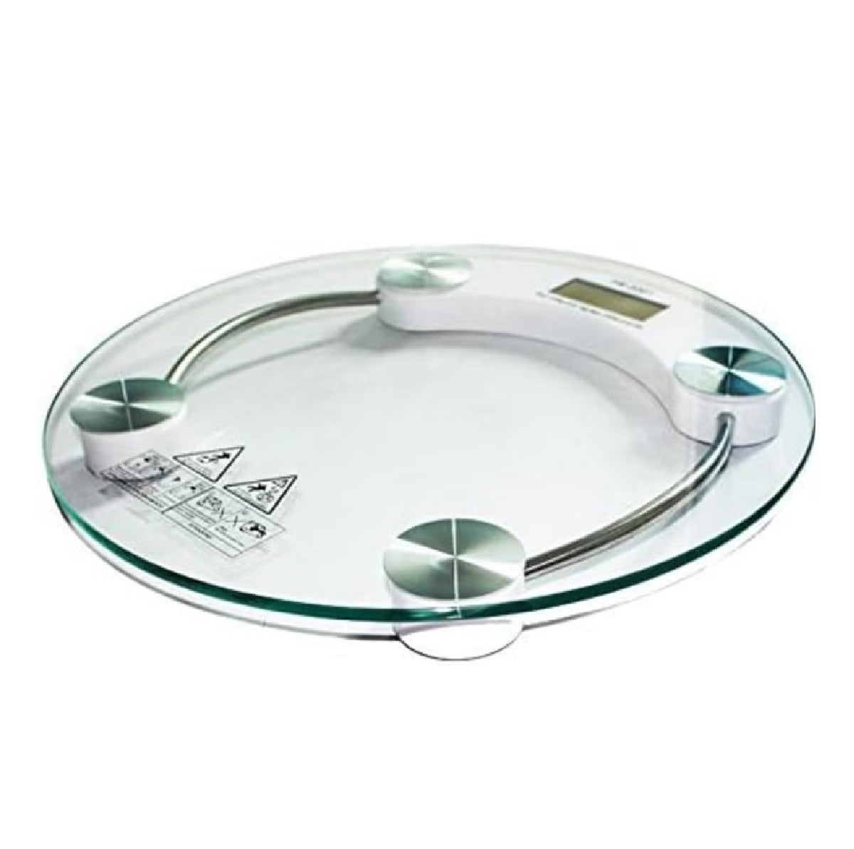 BALANÇA DE BANHEIRO TRANSPARENTE REDONDA 33CM ATE 180KG BESTFER