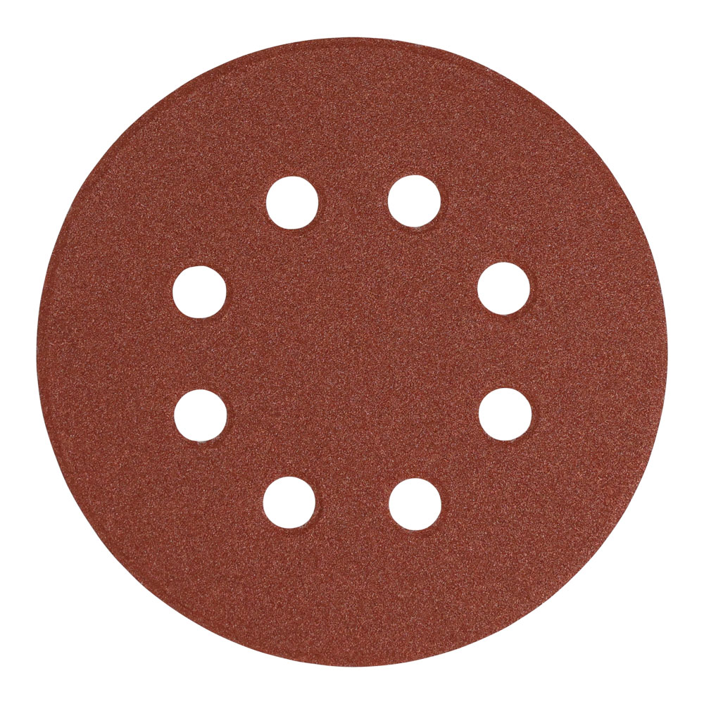 DISCO DE LIXA COM VELCRO 125MM GRÃO 120 KIT COM 5 UNIDADES ATLAS