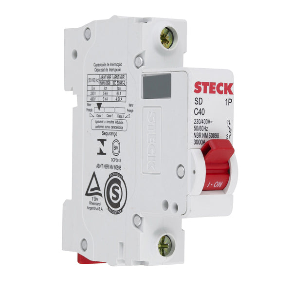 DISJUNTOR UNIPOLAR 40A (C) STECK