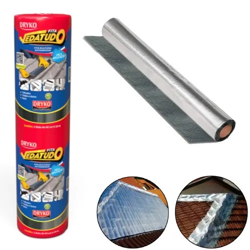 FITA MULTIUSO AUTOADESIVA 60CMX10M VEDATUDO