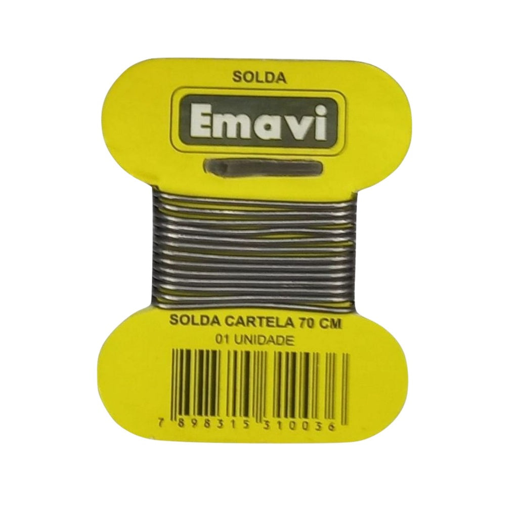 ESTANHO PARA SOLDA 70CM EMAVI