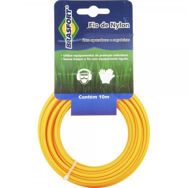 FIO DE NYLON 2,00MM 10M BRASFORT