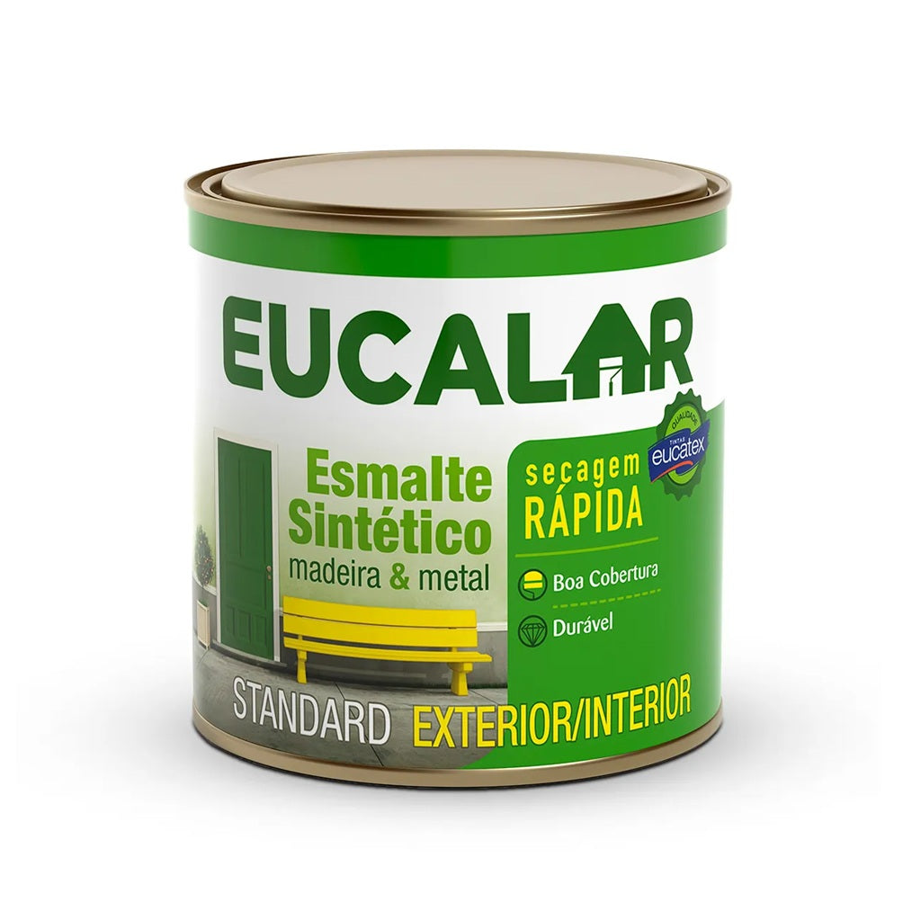 ESMALTE SINTÉTICO STANDARD 225ML VERMELHO EUCALAR