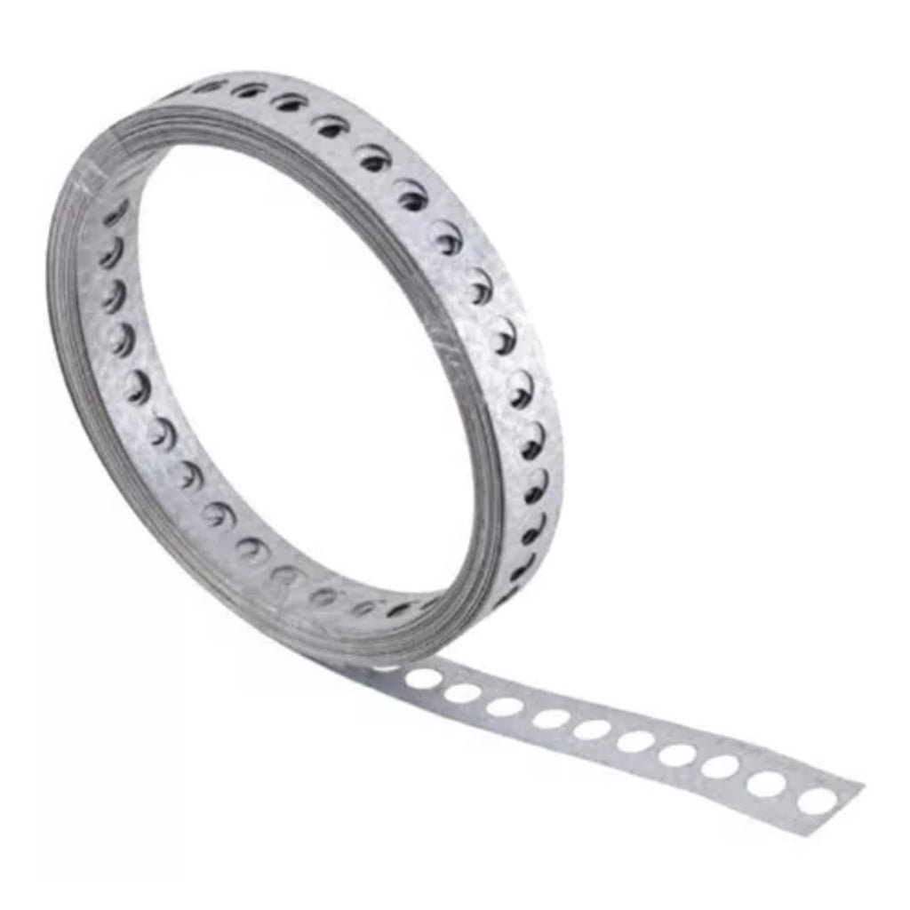 FITA DE AÇO PERFURADA 17MM POR METRO ANCORA
