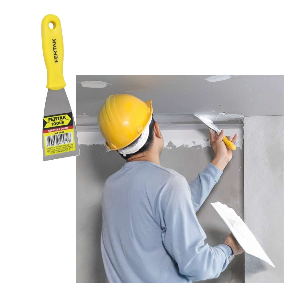 ESPATULA CABO PLASTICO 06CM FERTAK TOOLS