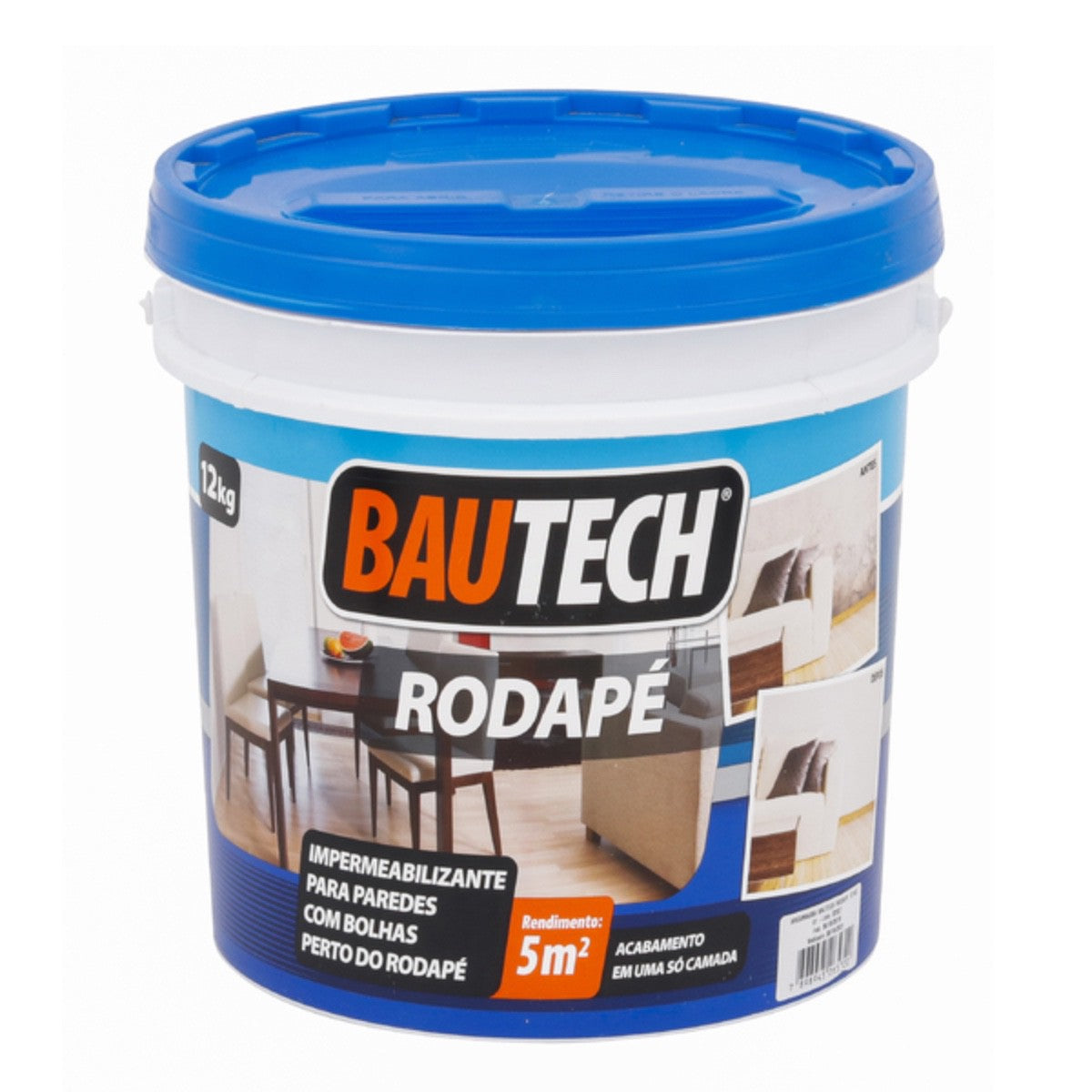 ARGAMASSA RECUPERA RODAPE 4KG BRANCO BAUTECH