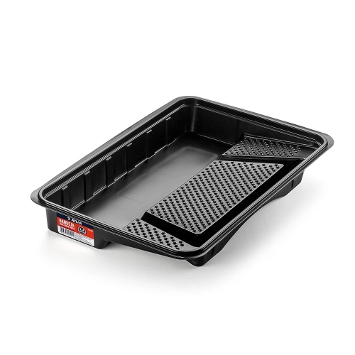 BANDEJA PARA PINTURA PLASTICO PRETO 46CM ATLAS