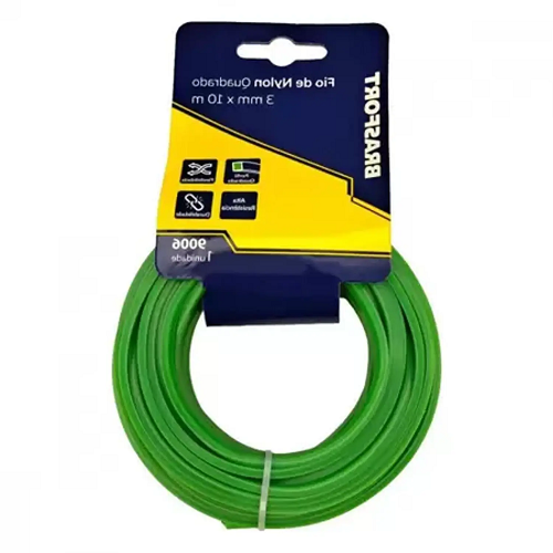 FIO DE NYLON QUADRADO 3,0MM 10M BRASFORT