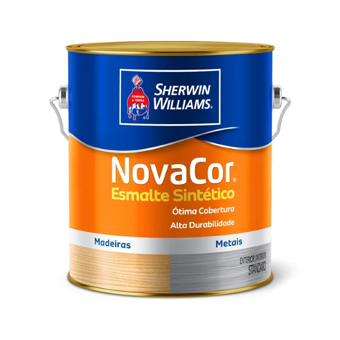ESMALTE SINTÉTICO STANDARD 3,6L GRAFITE CLARO FOSCO NOVACOR