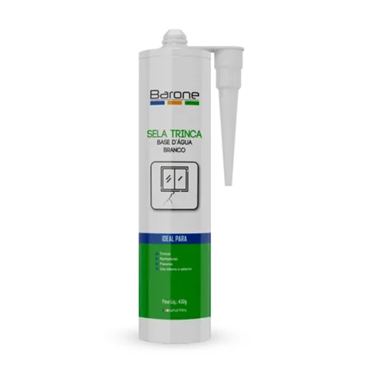 ADESIVO ACRÍLICO SELA TRINCA 430G BRANCO BARONE