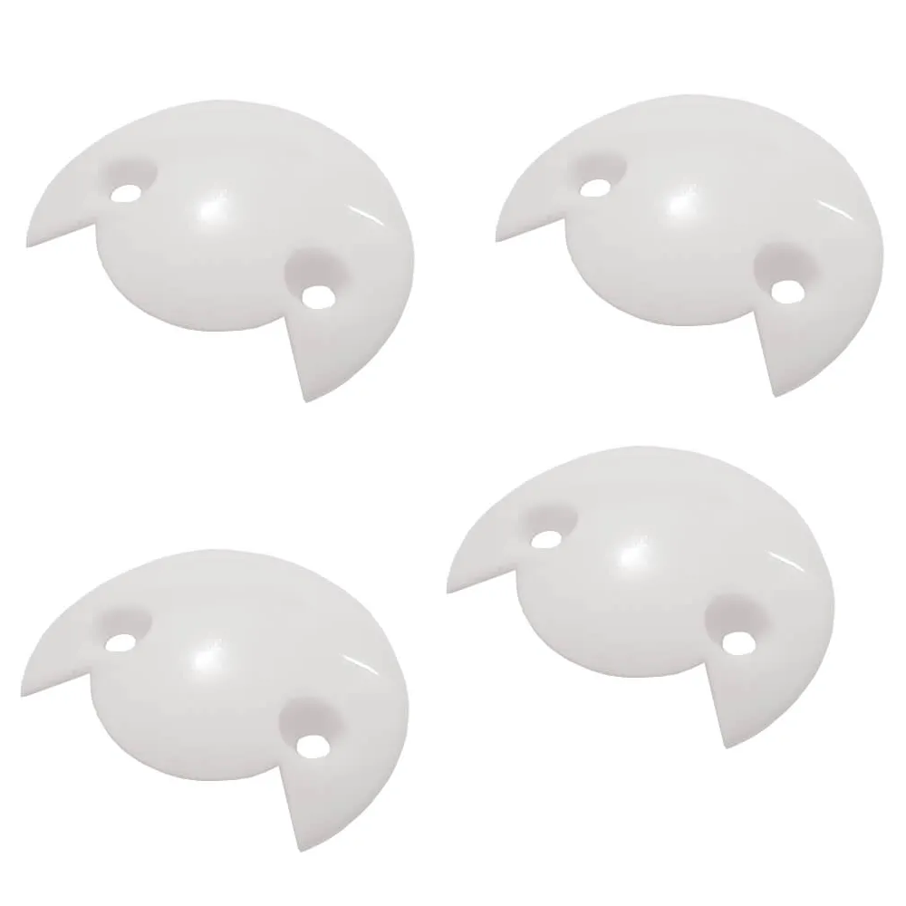 CANTONEIRA PARA FIXAR ESPELHO BRANCO COM 4 PEÇAS