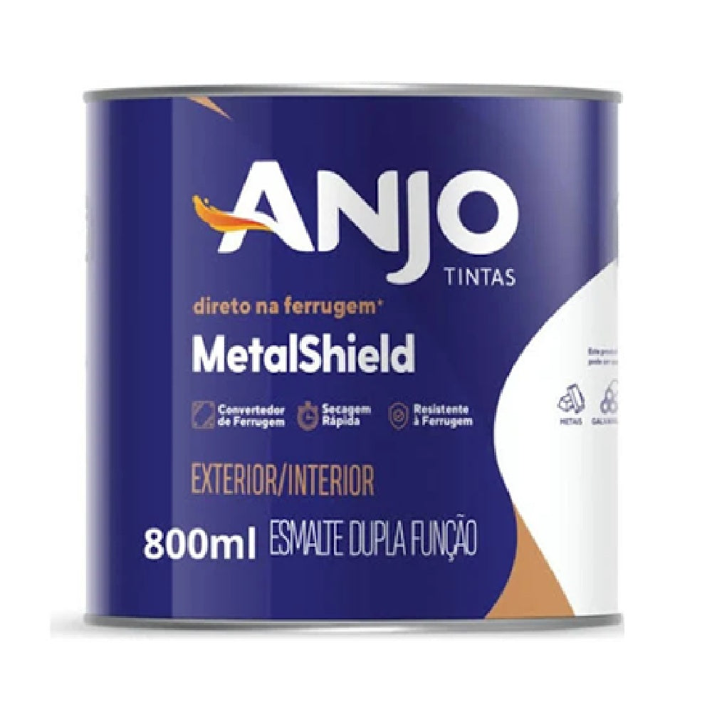ESMALTE SINTÉTICO PREMIUM 800ML CINZA METALSHIELD ANJO