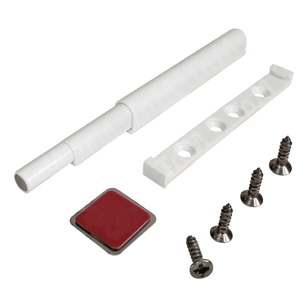 FECHO TOQUE MAGNETICO PULSADOR BRANCO
