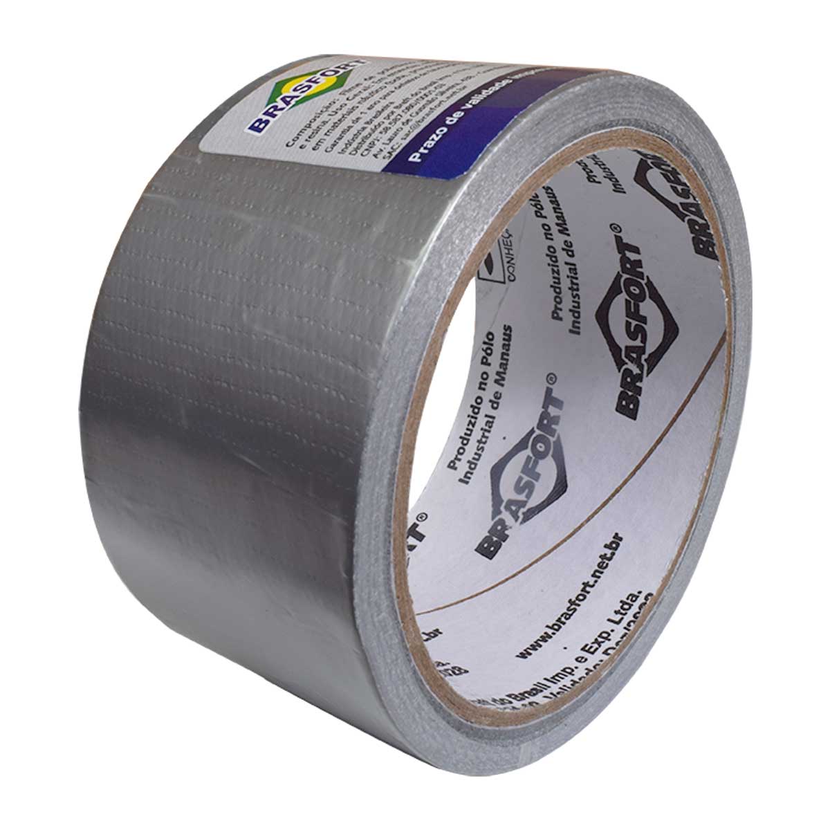 FITA SILVER TAPE 48MMX10M CINZA BRASFORT