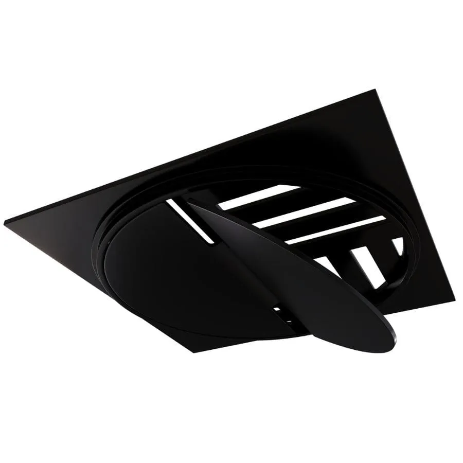 GRELHA COM FECHO AUTOMÁTICO QUADRADO 15CM PRETO ESTRELA