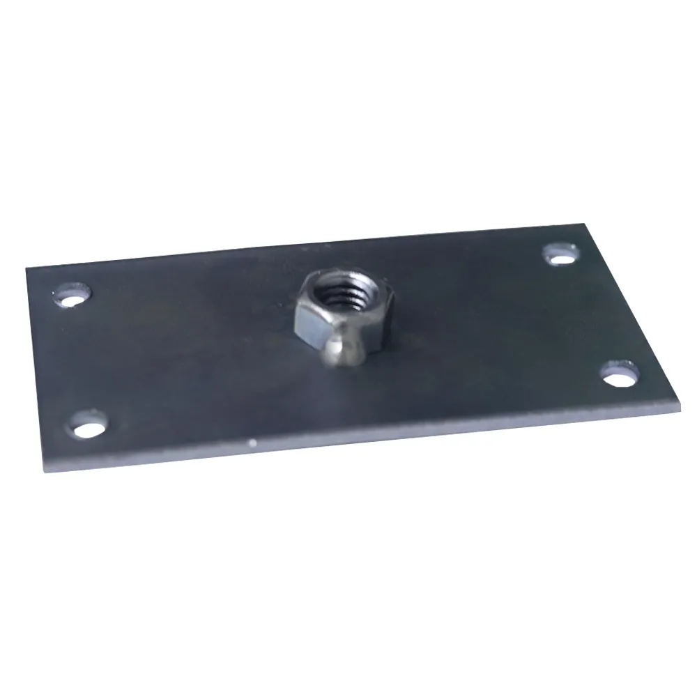 BASE PARA PE PALITO CHAPA ZINCADA RETA