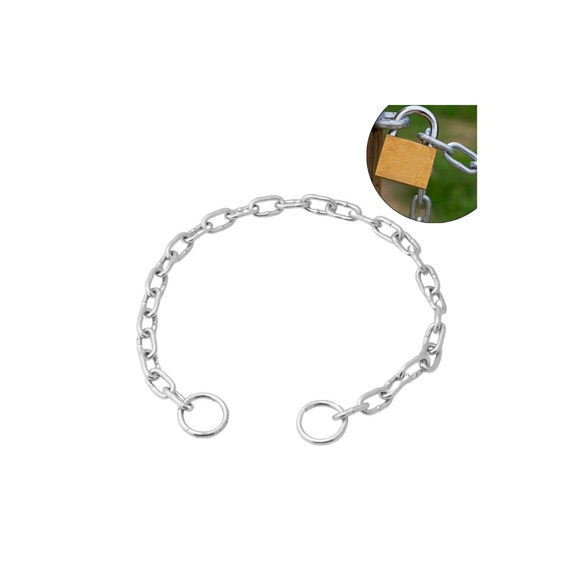CORRENTE PARA CADEADO 4MMX40CM SÃO RAPHAEL