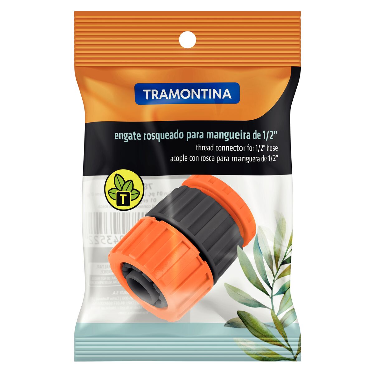 ENGATE ROSQUEADO PARA MANGUEIRA 1/2" TRAMONTINA