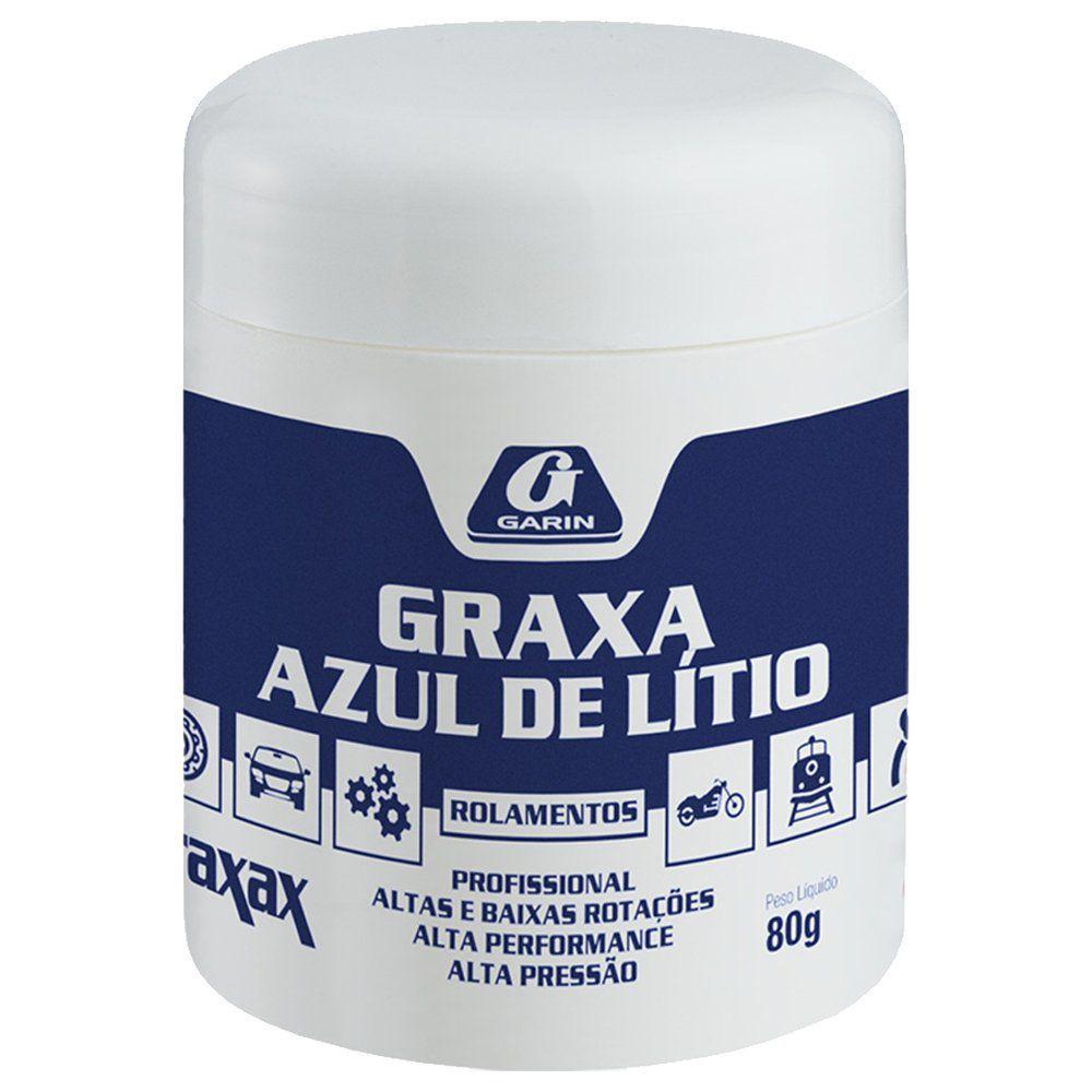 GRAXA AZUL PARA ROLAMENTOS 80GR GARIN
