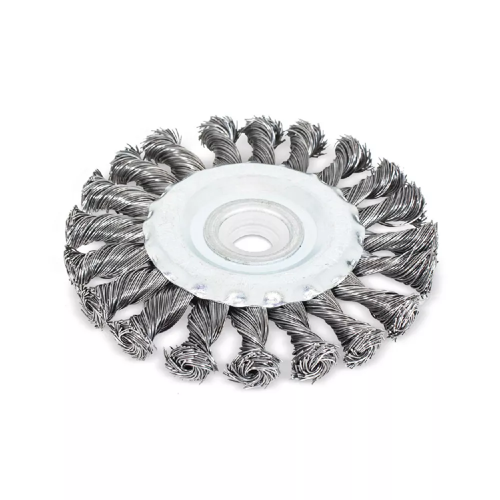 ESCOVA DE AÇO CIRCULAR TORCIDO 4,5" 115MM FERTAK TOOLS