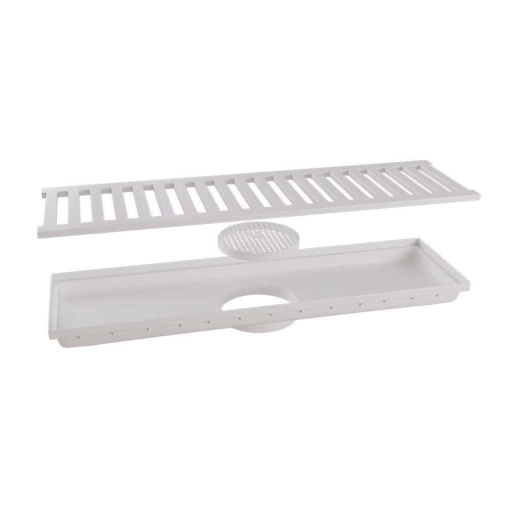 CAIXA COLETORA REFORÇADA DECORA 15X50CM BRANCA ESTRELA