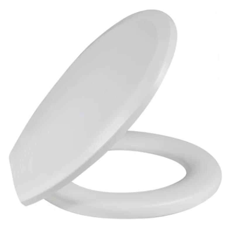 ASSENTO SANITARIO ALMOFADADO OVAL PLUS BRANCO METASUL