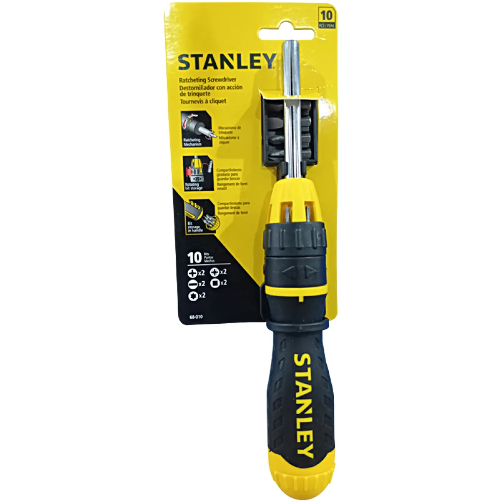 CHAVE CATRACA COM 10 PEÇAS STANLEY