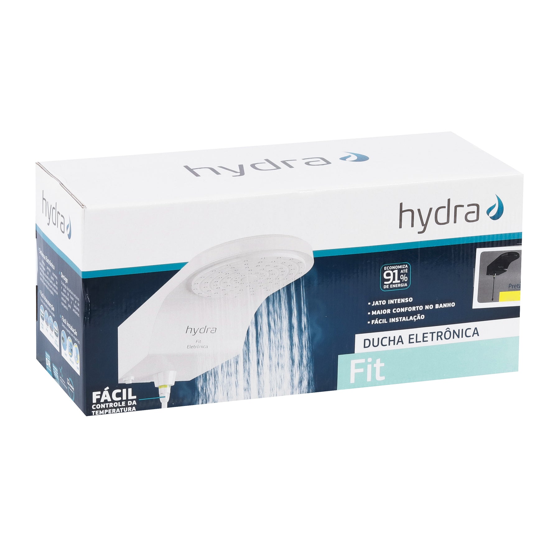 DUCHA FIT BLACK ELETRÔNICA 6800W 220V HYDRA