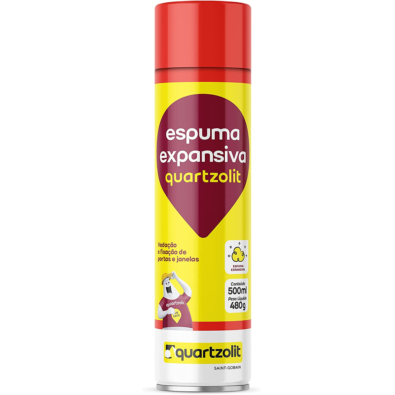 ESPUMA EXPANSIVA UNIVERSAL 500ML QUARTZOLIT