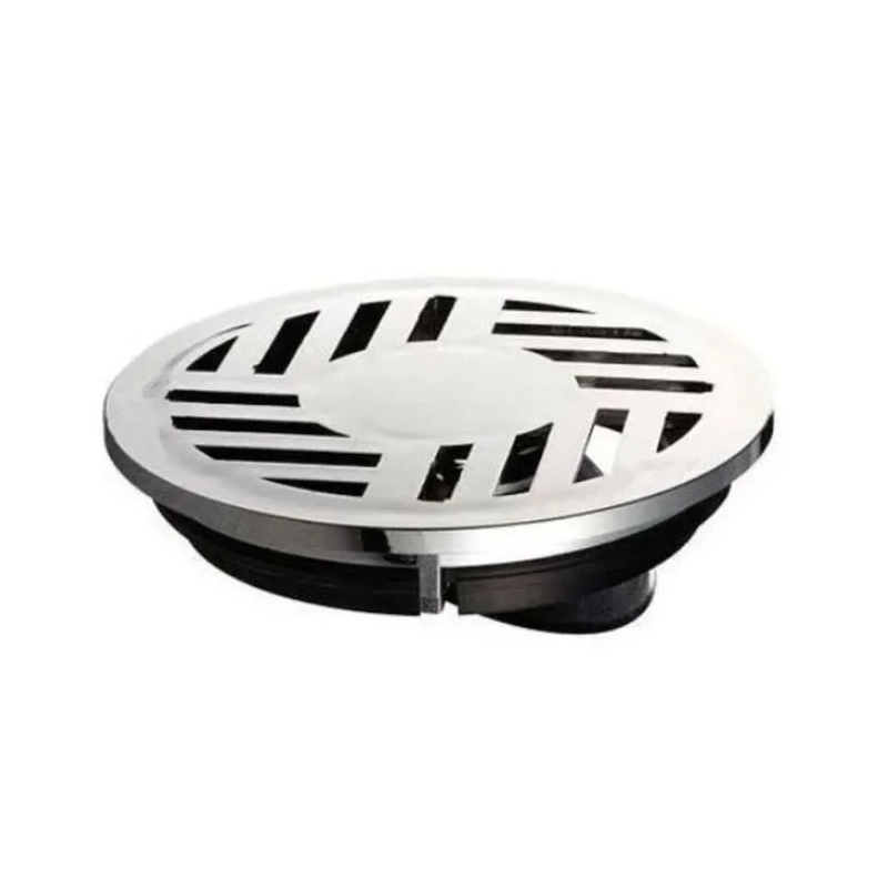GRELHA COM FECHO AUTOMÁTICO REDONDO 15CM CROMADO ESTRELA