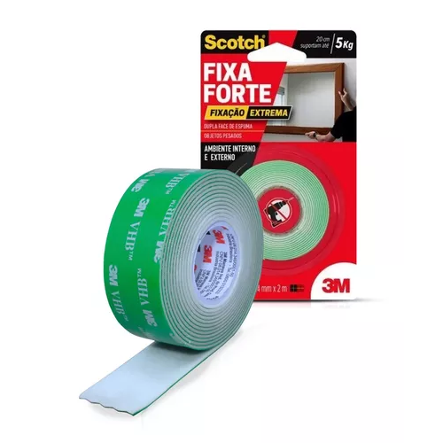 FITA DUPLA FACE EXTREMA 24MMX2M TRANSPARENTE 3M