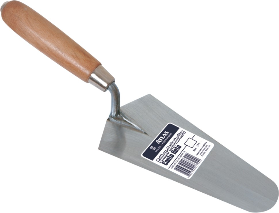COLHER CANTO RETO 8" ATLAS