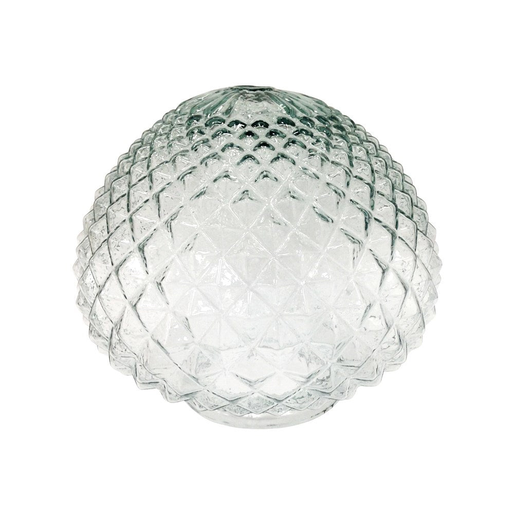 GLOBO VIDRO CORAÇÃO BICO DE JACA CRISTAL ROYAL