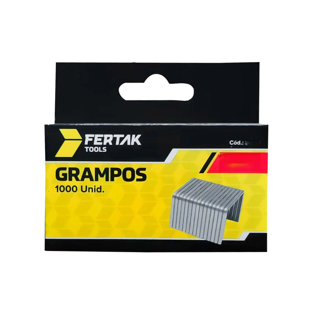 GRAMPO 14MM COM 1000 PEÇAS FERTAK TOOLS
