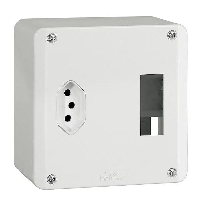 CAIXA DE PROTEÇÃO COM TOMADA 10A MEC TRONIC