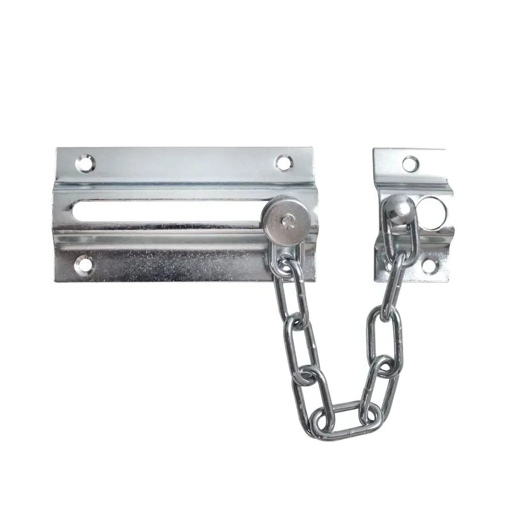 FECHO PARA PORTA COM CORRENTE CROMADO BRASFORT