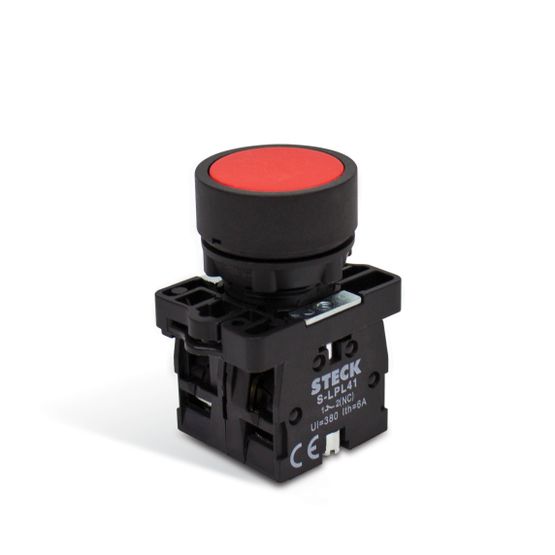 BOTAO COMANDO IMPULSAO VERMELHO SPRN1 STECK