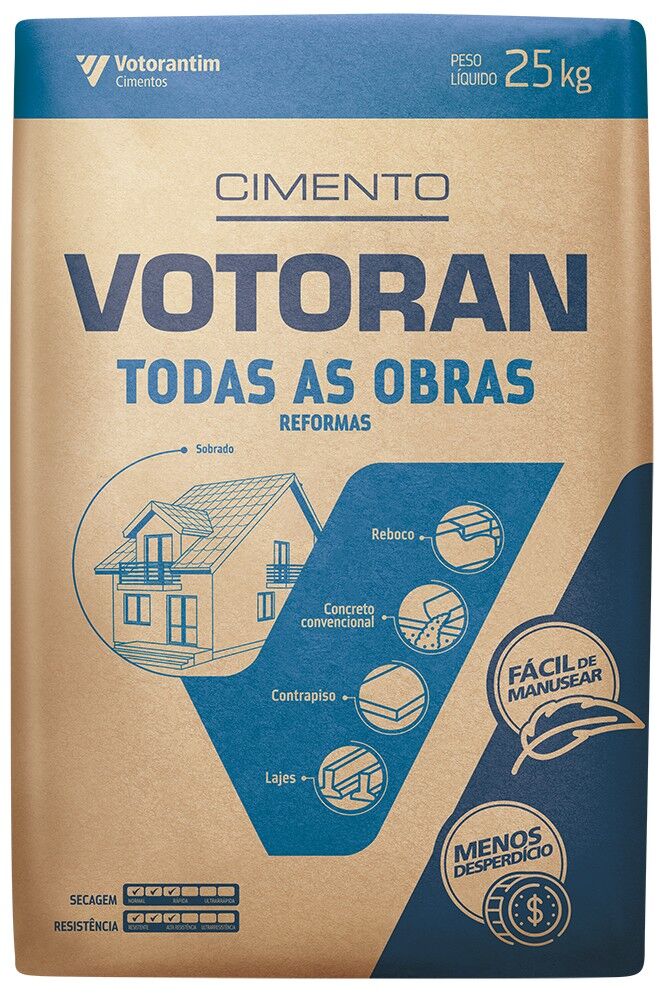 CIMENTO TODAS AS OBRAS CPII 25KG VOTORAN