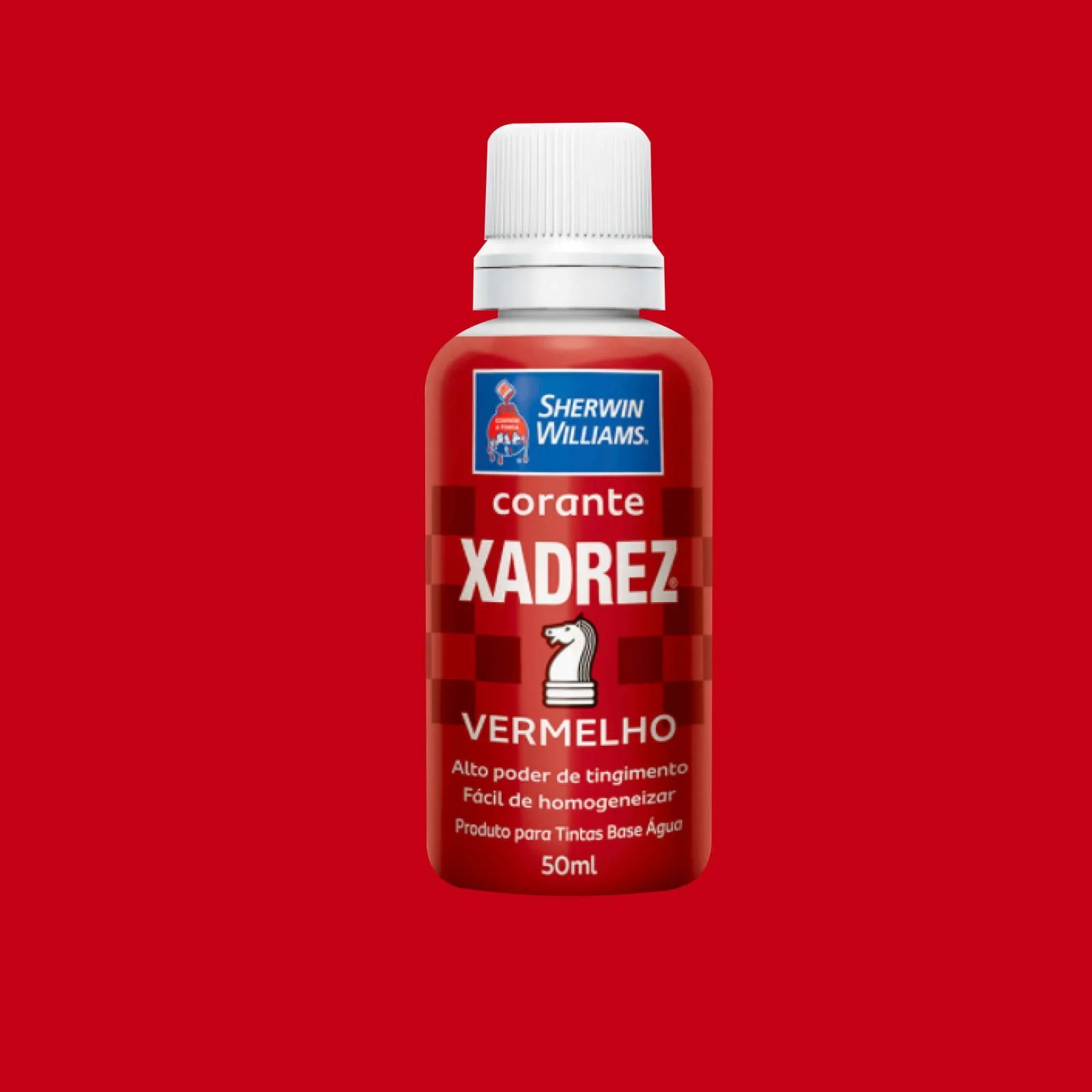 CORANTE LIQUIDO 50ML VERMELHO XADREZ*