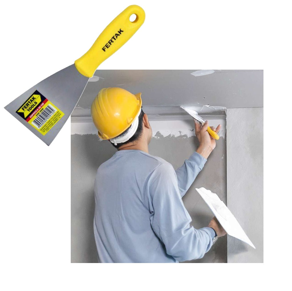 ESPATULA CABO PLASTICO 08CM FERTAK TOOLS